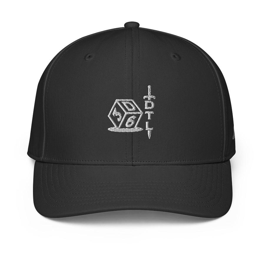 3d6 DTL Vertical Logo on Dark Performance Cap product image (1)