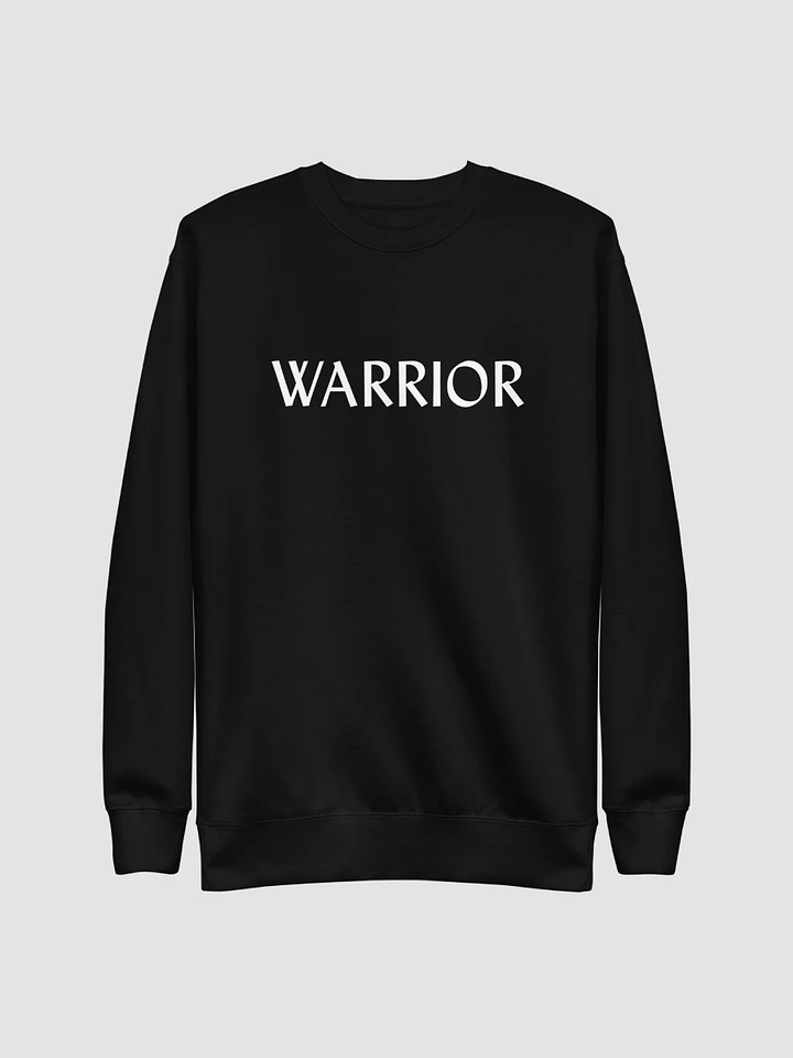 Warrior Premium Sweatshirt (Embroidery - Black) product image (1)
