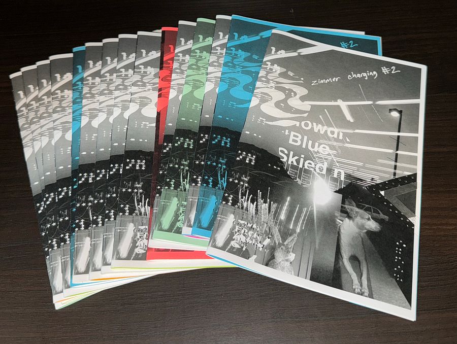 2018 - Zimmer Charging 2-1 limited edition hand-made zine product image (1)
