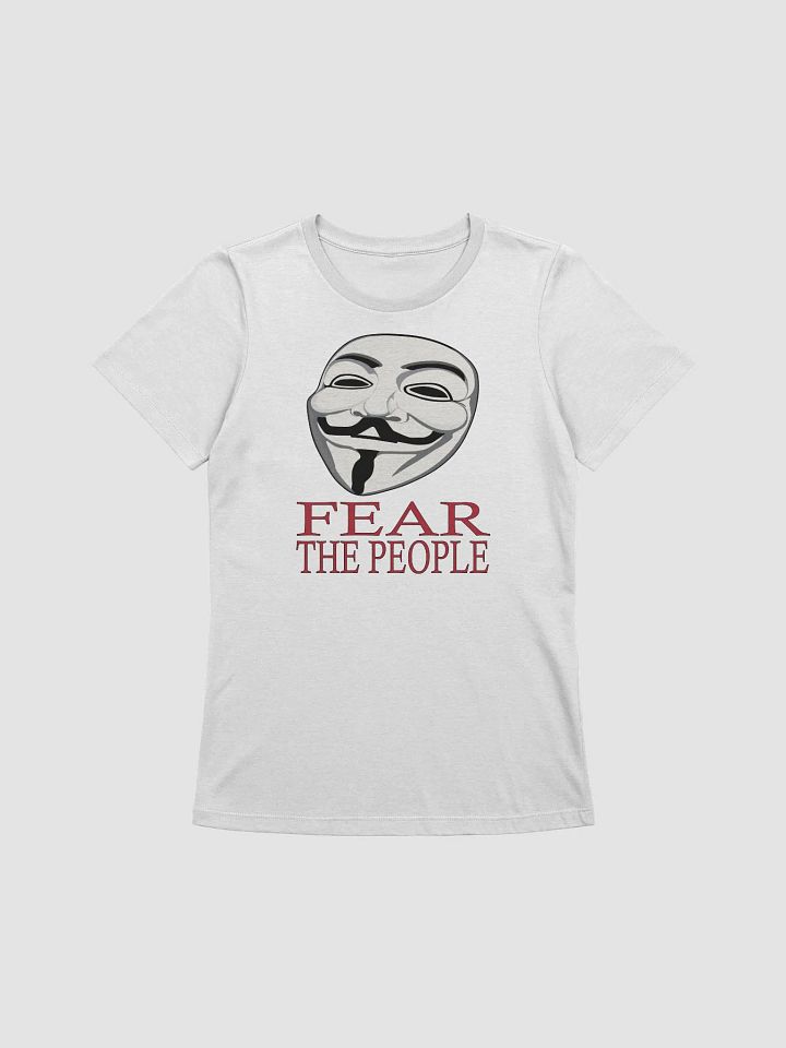 Fear The People - 02 - Red - Bella+Canvas Women's Supersoft Relaxed-fit T-Shirt product image (1)
