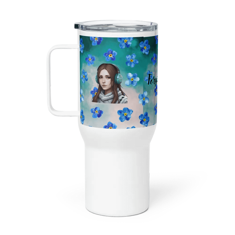 ForgetMeNot Floral Travel Mug product image (1)