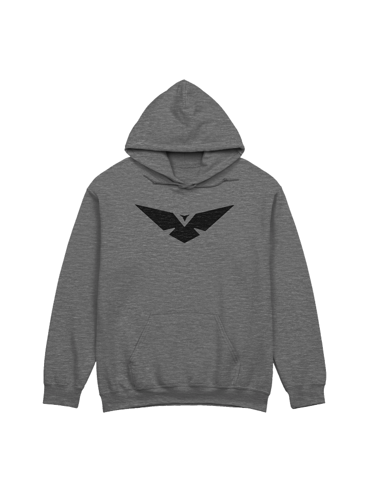 Classic Black Logo Hoodie (Big Front Only) product image (2)