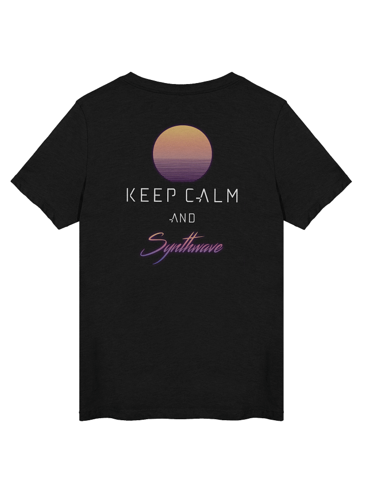 Keep Calm and Synthwave Women's V-neck product image (11)