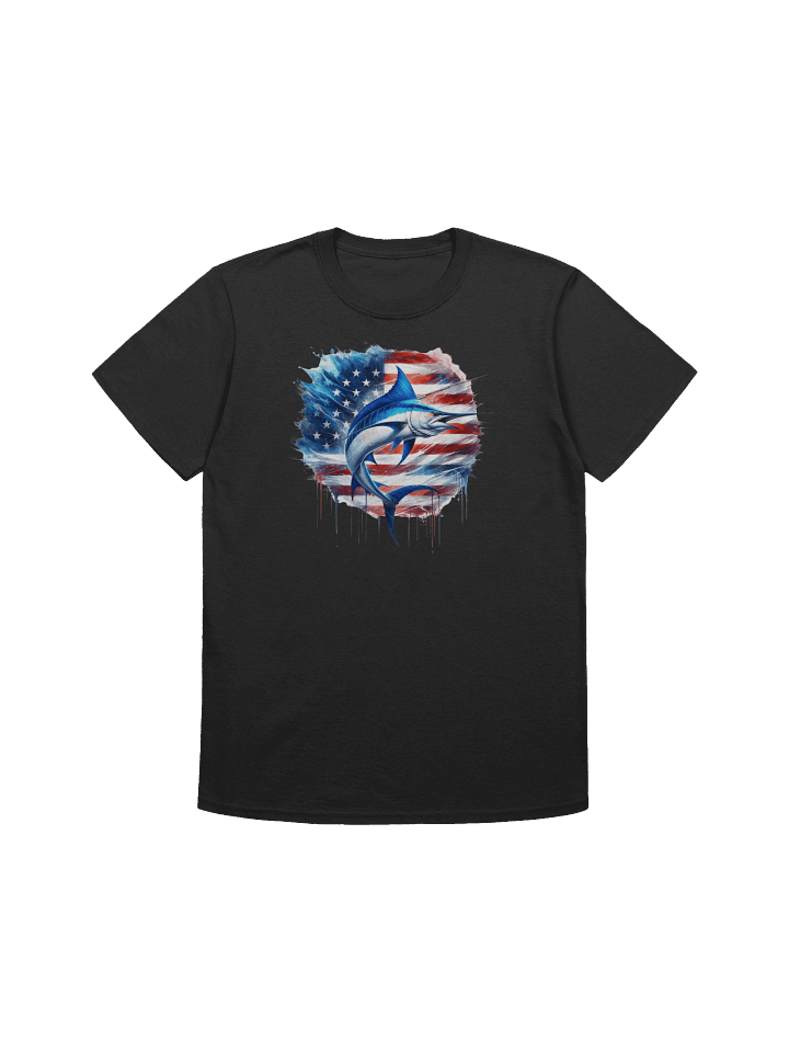 Patriotic Marlin Unisex T-Shirt product image (1)