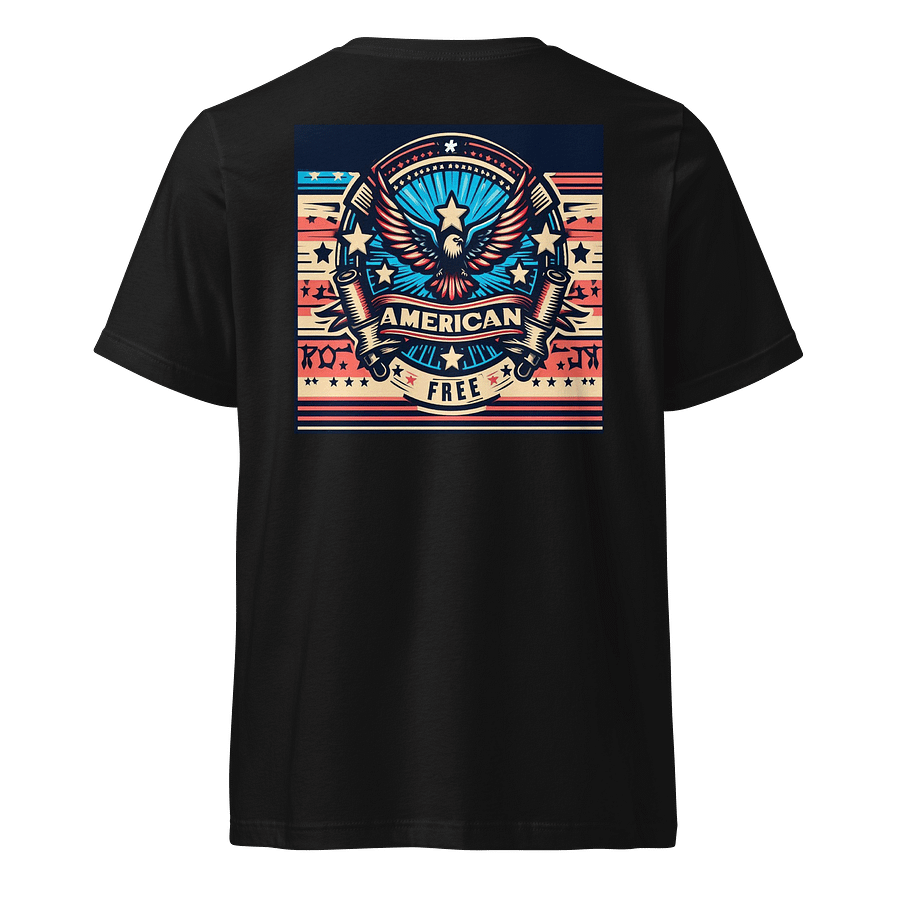 Patriotic Eagle Emblem V-Neck Tee product image (3)