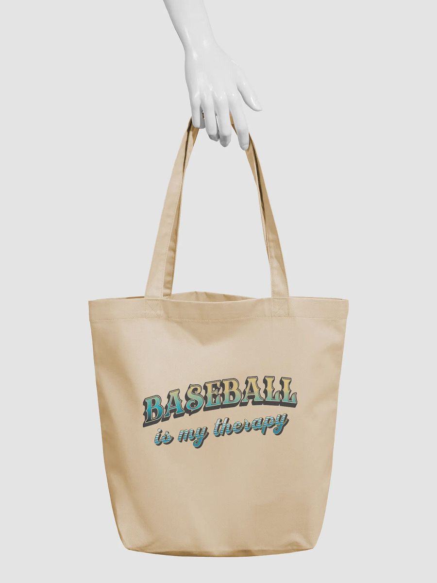 Baseball Is My Therapy Eco Tote product image (6)