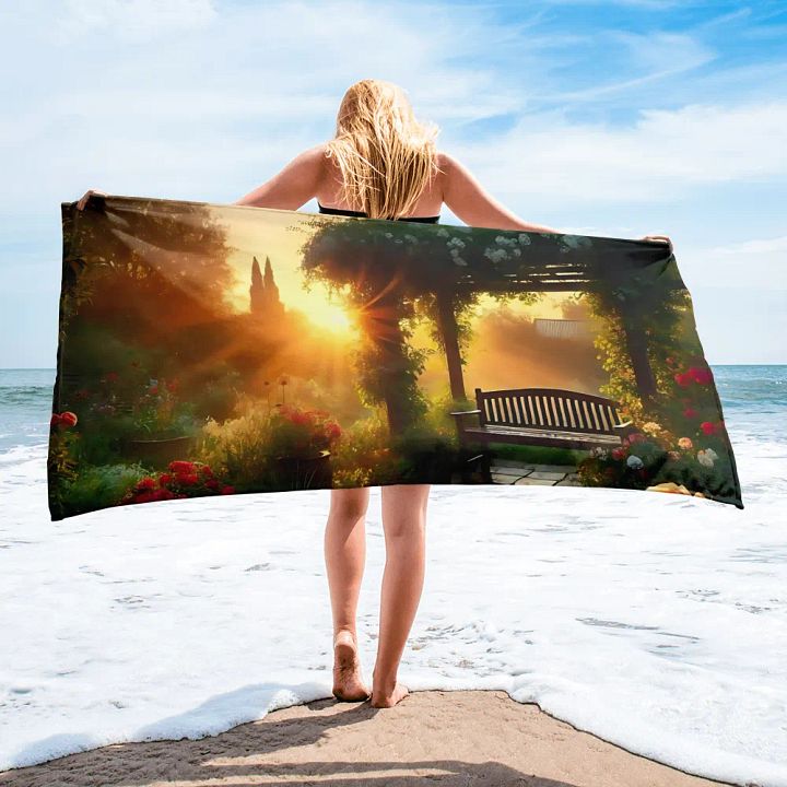 Sunrise Garden Serenity Towel product image (1)