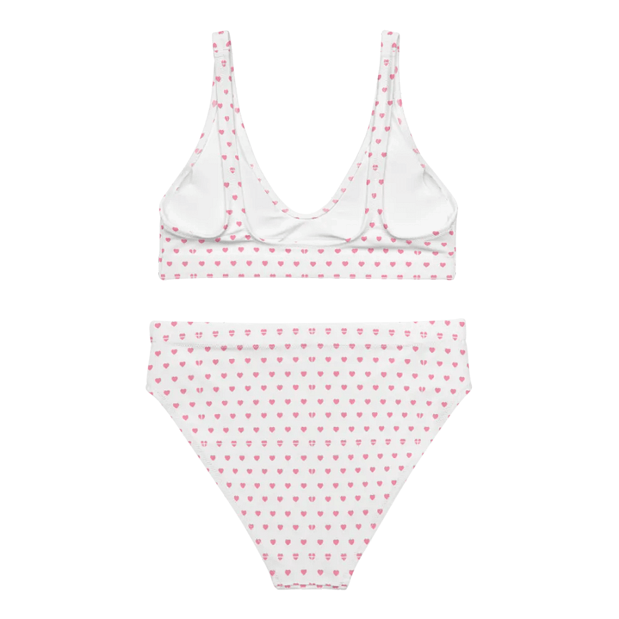 Pastel Heart Seamless Pattern High Waisted Bikini - V12 product image (5)