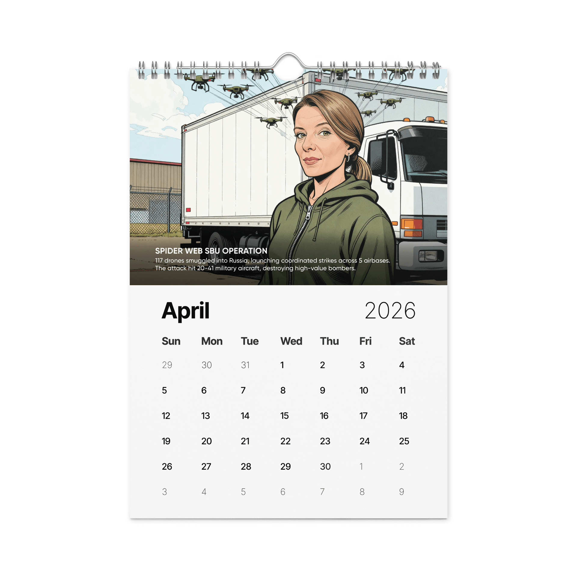 Anna's Calendar 2026 (MON or SUN Edition) product image (5)