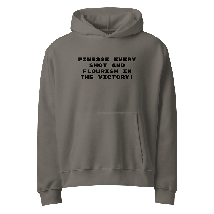 F&F Quote Unisex Oversized Midweight Hoodie (WHT) product image (1)