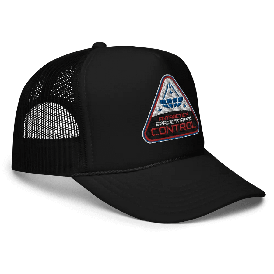 Retro-Futuristic Corporations - Antarctic Space Traffic Control Trucker cap product image (3)