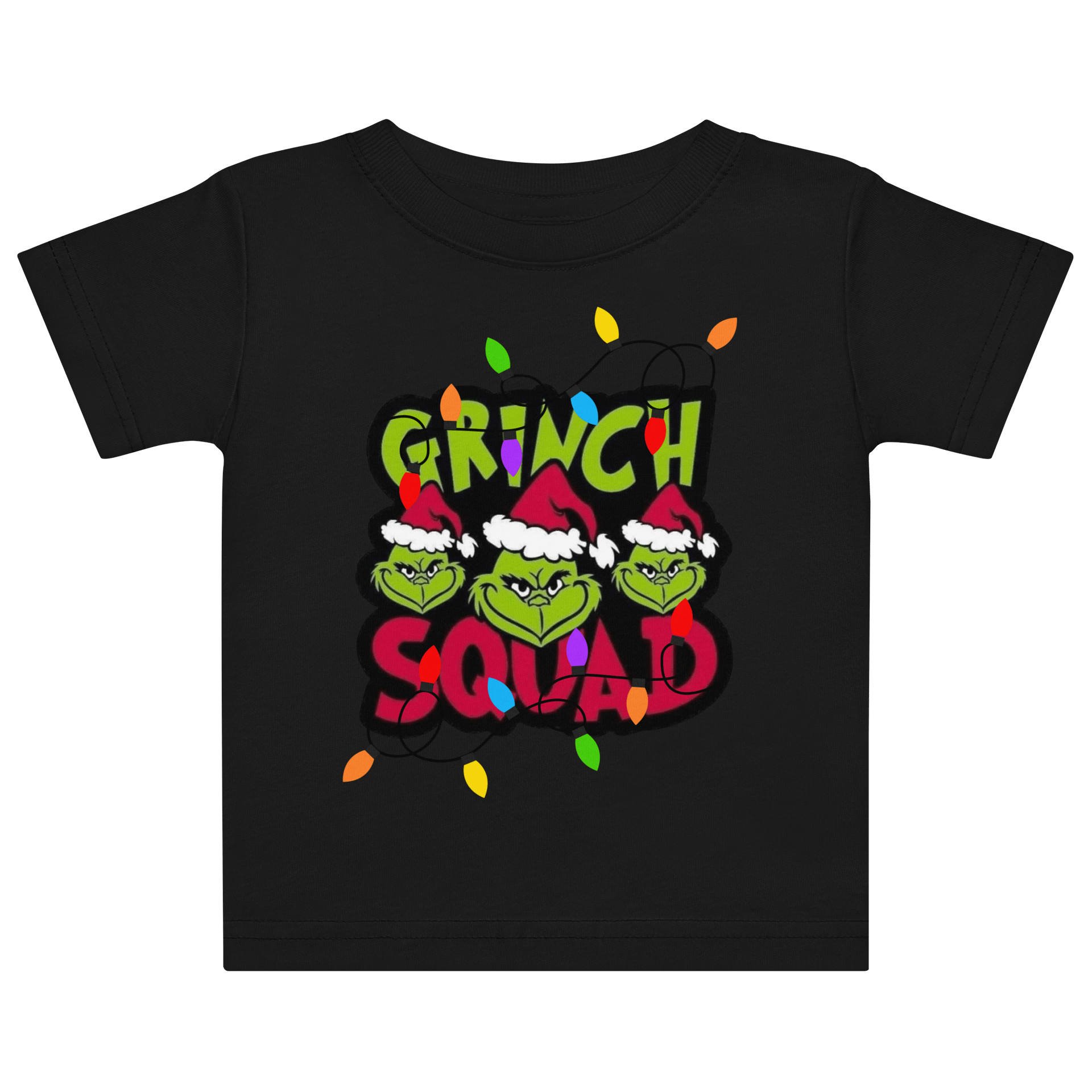 Grinch Squad Baby Jersey T-Shirt product image (1)