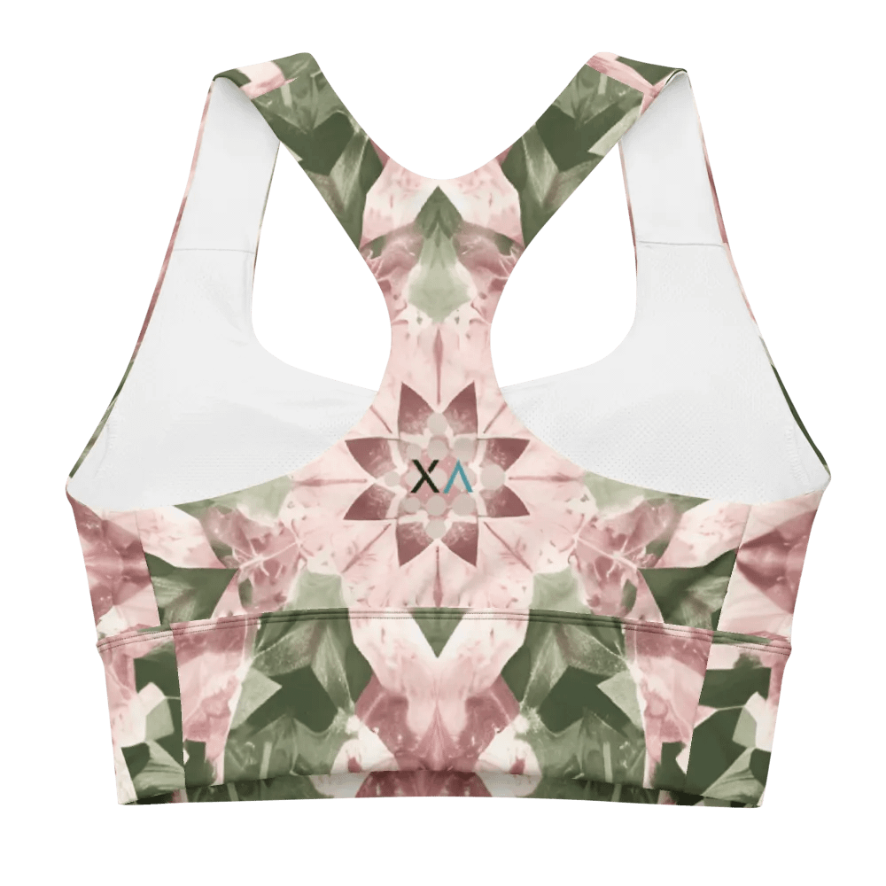 Kaleidoscope Mandala Garden Longline Sports Bra product image (3)
