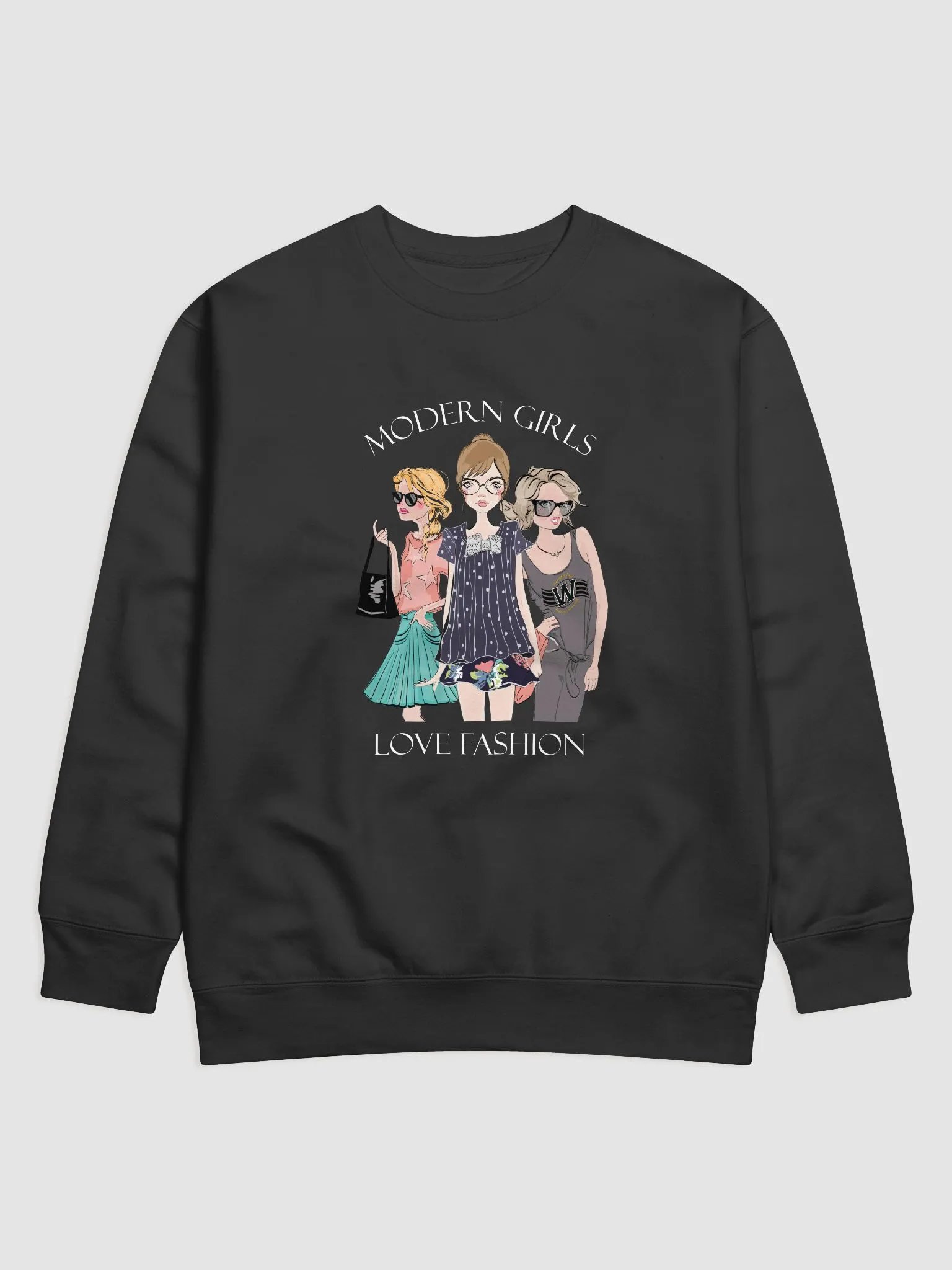 Modern Girls Love Fashion Premium Sweatshirt product image (1)