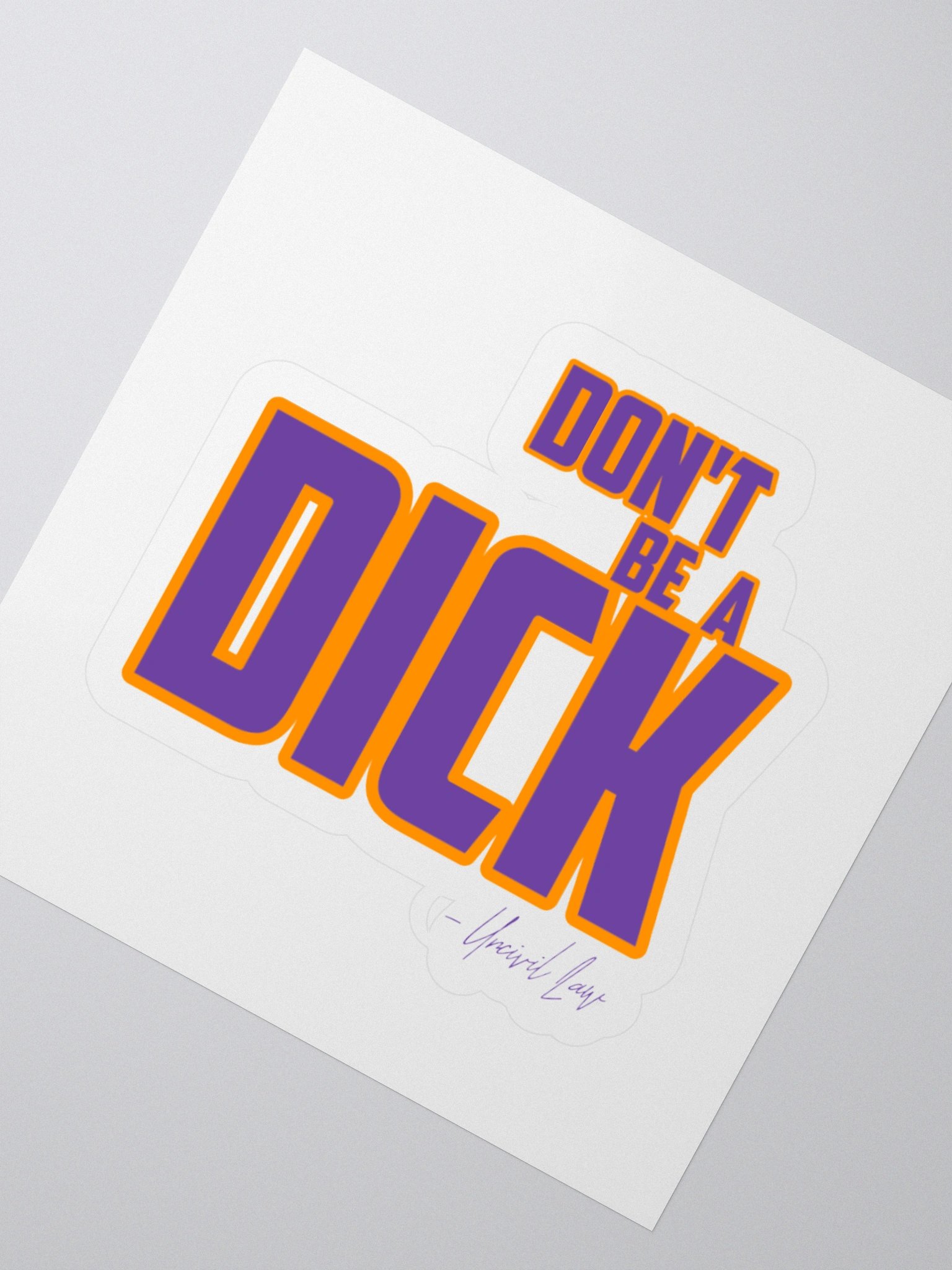 Don't be a d*ck (stick it!) product image (4)