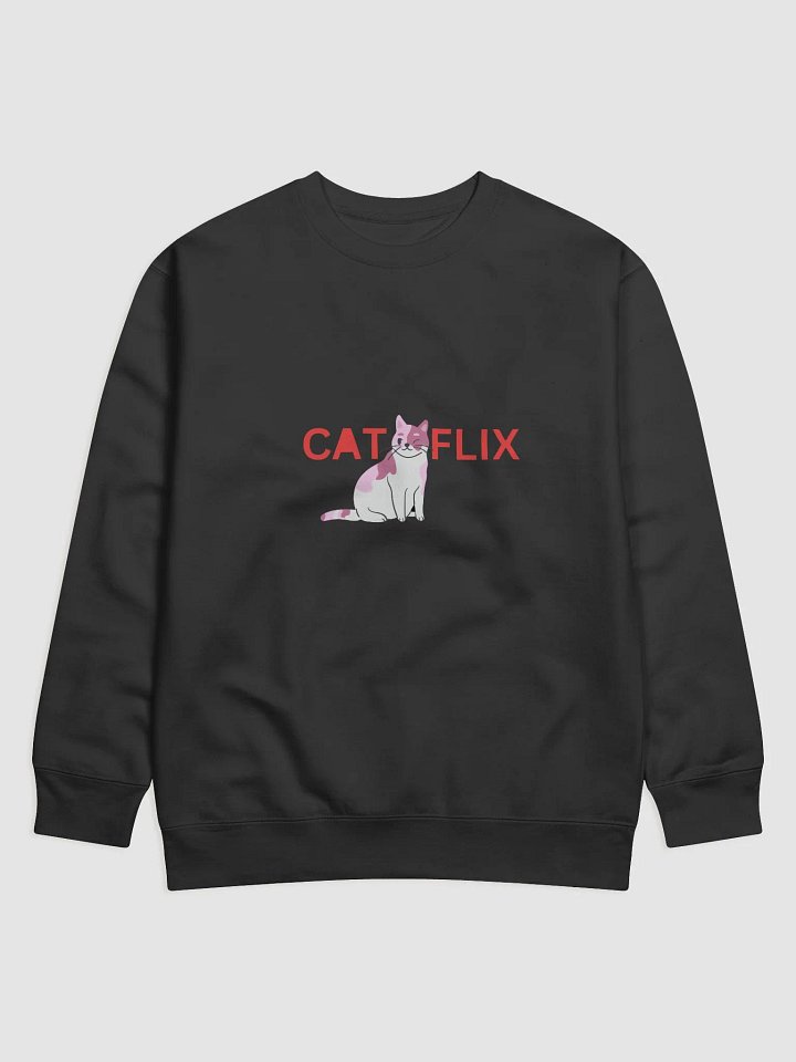 Catflix Cartoon Premium Sweatshirt product image (1)