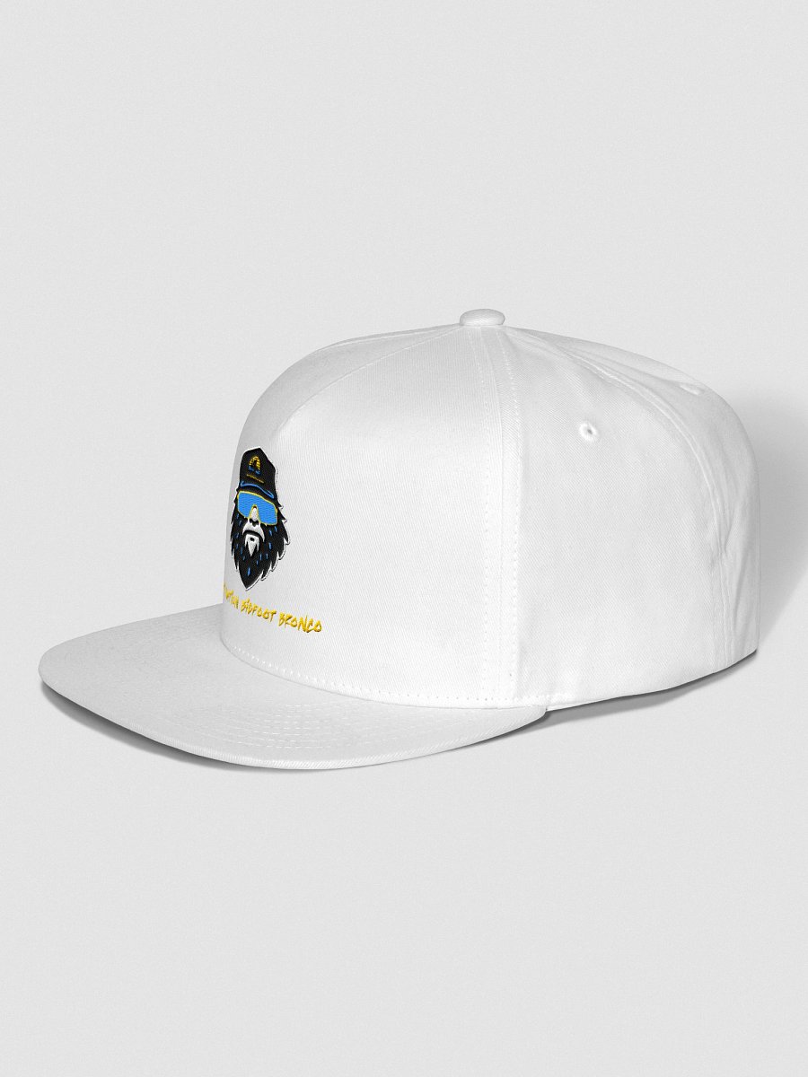 Bigfoot White Snapback 100% Cotton Twill – Bigfoot Logo Edition product image (2)
