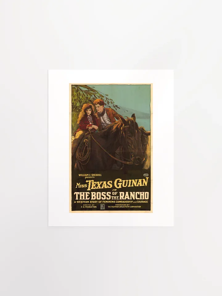 The Boss of the Rancho (1918) Poster - Print product image (2)
