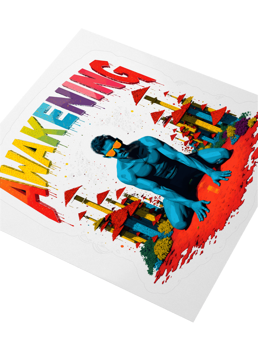 Psychedelic Awakening Art Print Sticker product image (8)