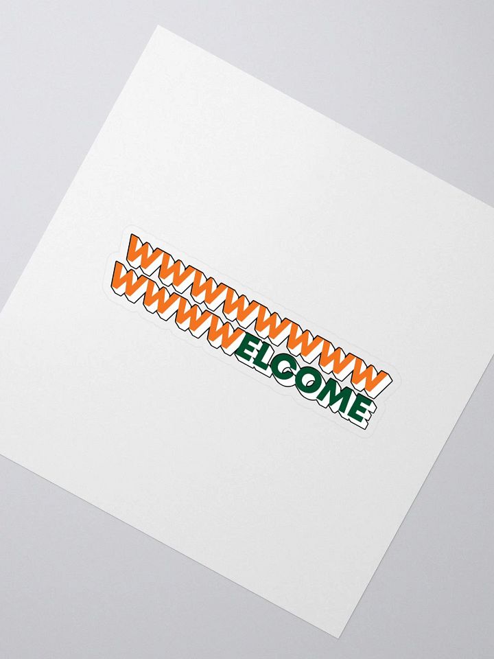 Coral Gables 01 Welcome Sticker product image (2)