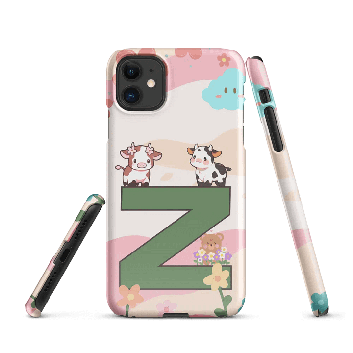 Whimsical Z Cows Snap Case product image (1)
