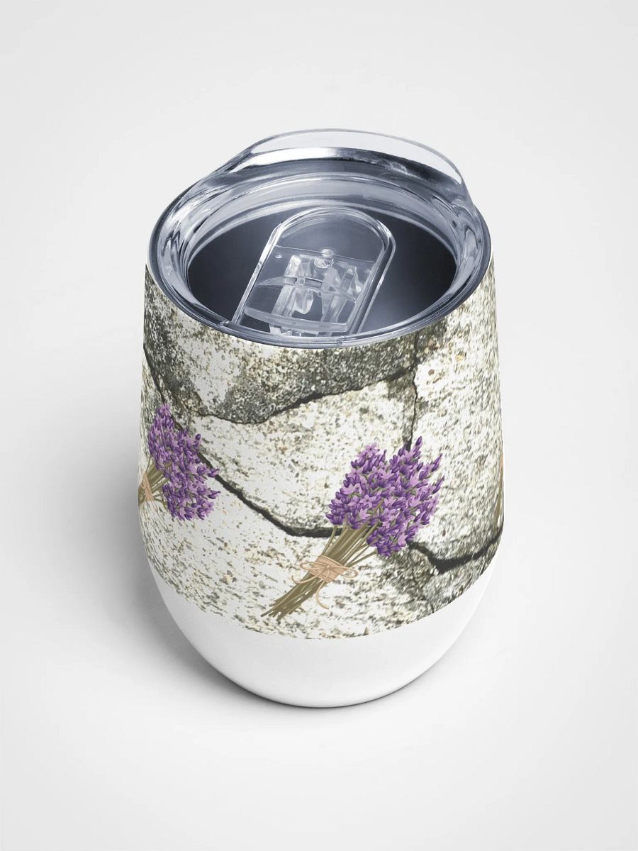lavender Elegance Wine Tumbler Mothersday gift moms daughter friend product image (4)