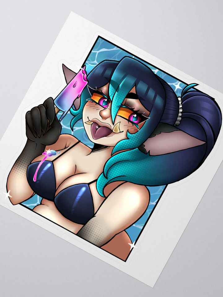 summer babe colored sticker product image (4)