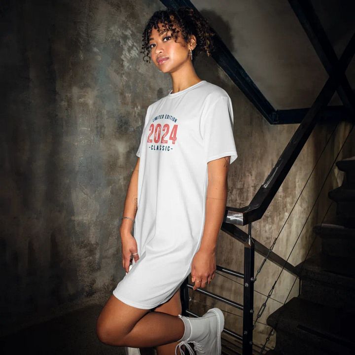 "Limited Edition | 2024 Classic" T-Shirt Dress product image (1)