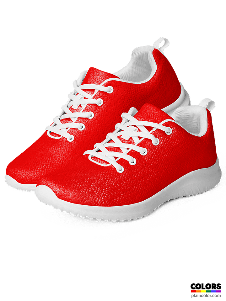 Men's Red Athletic Shoes Lace-up Sneakers product image (2)