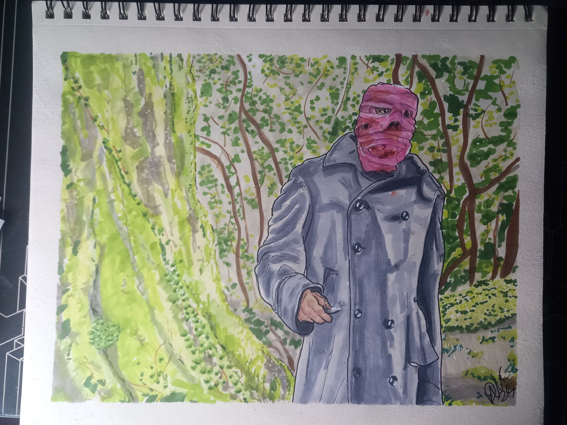 Original Sketch Art: TimeCrimes - The Second one product image (2)