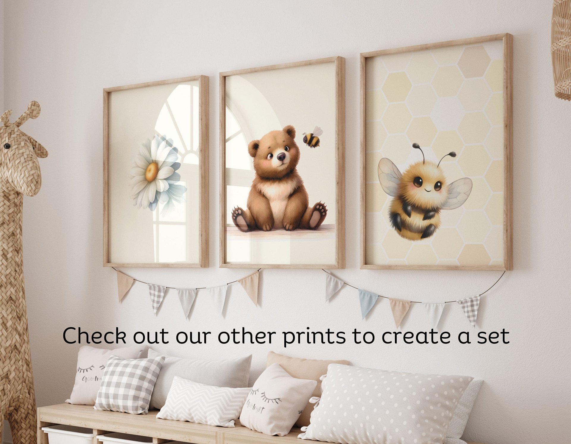Little Bumblebee Nursery Print product image (6)