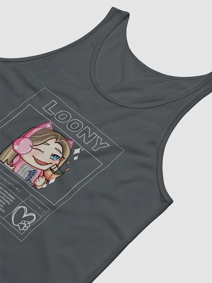 Loony Patient 0 album cover bio (Bella+Canvas jersey tank) product image (2)