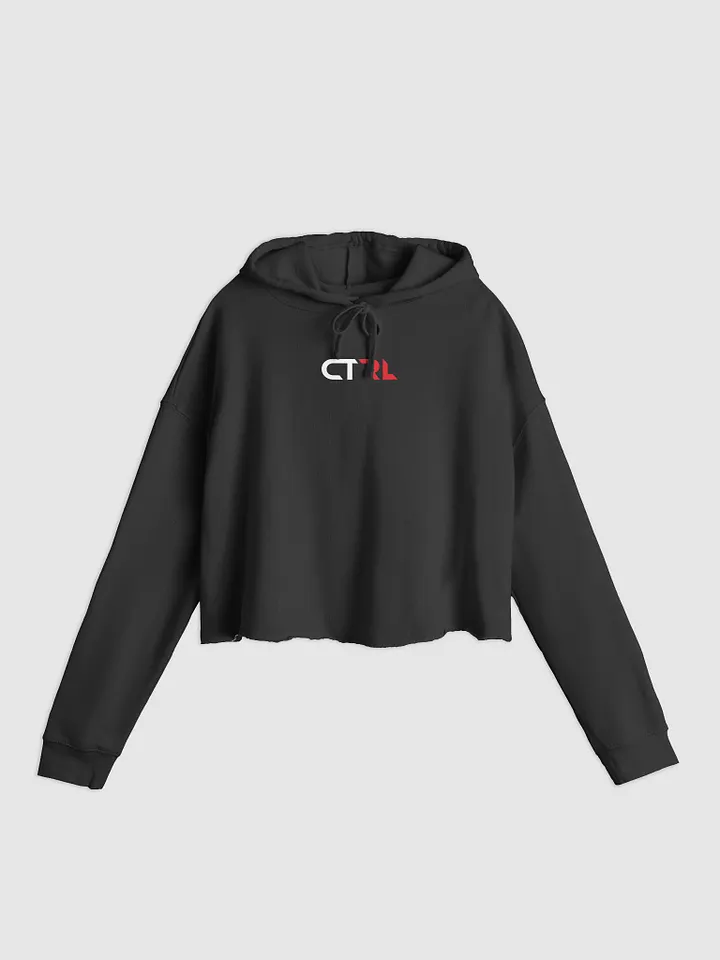 CTRL Women's Cropped Hoodie (white logo) product image (1)