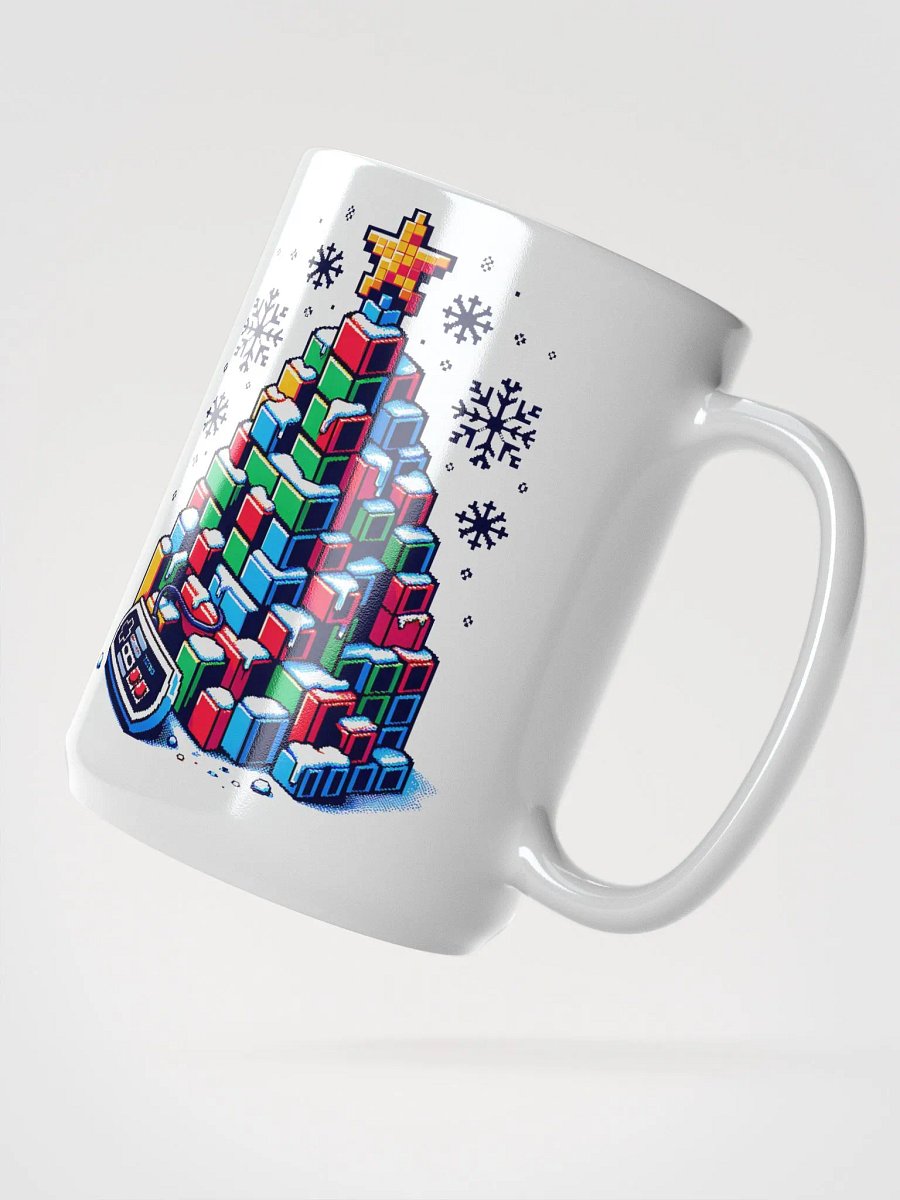 Pixelated Christmas Mug – Retro Gamers’ Holiday Sip product image (3)