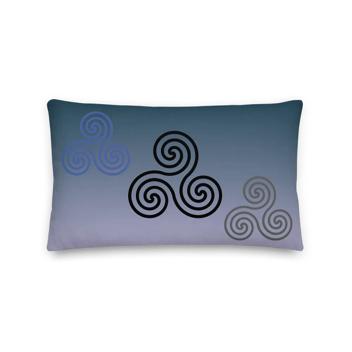 Triskelion Trio Decorative Premium Pillow product image (5)