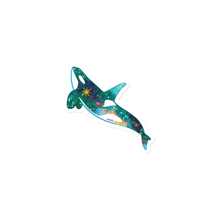 Galaxy Orca - Teal Variation Magnet product image (2)