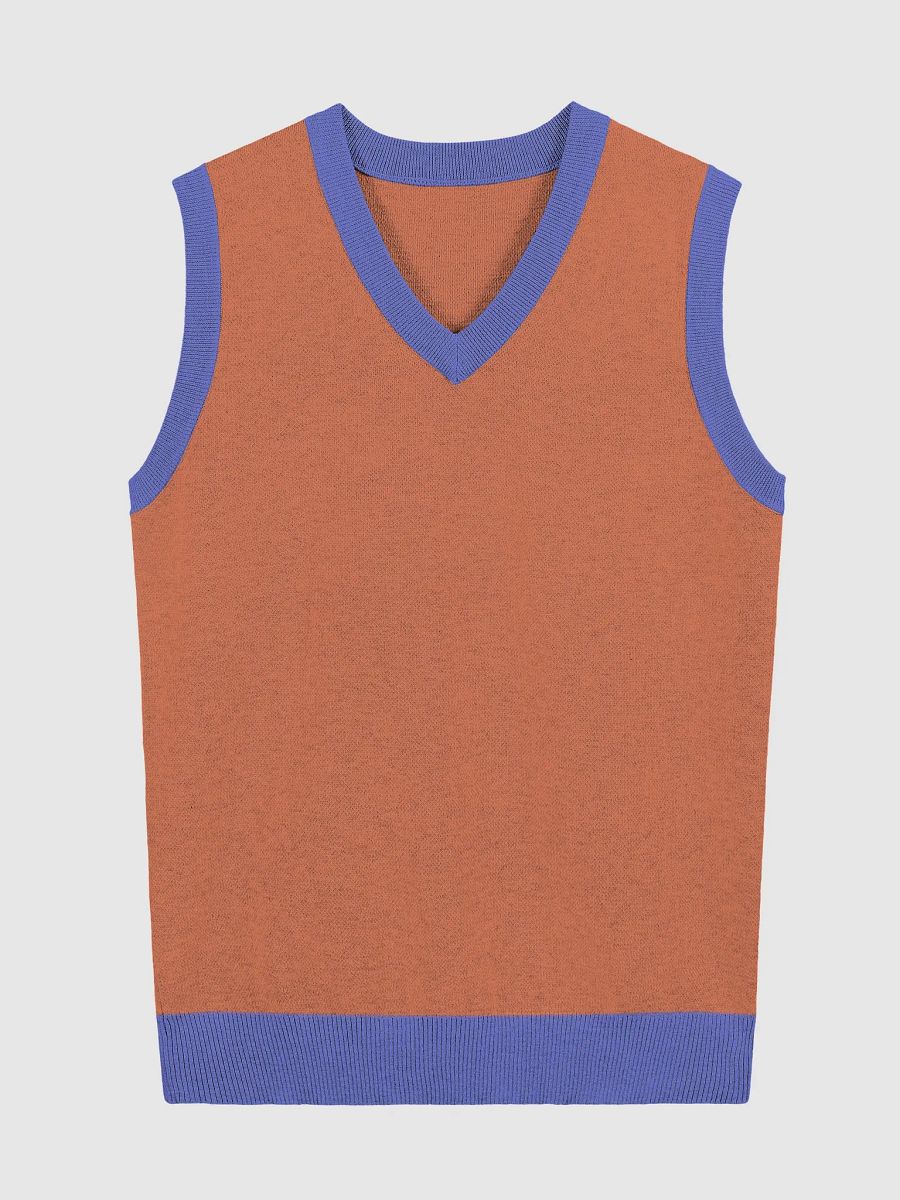 KawaiKitten Contrast V-Neck Vest product image (2)