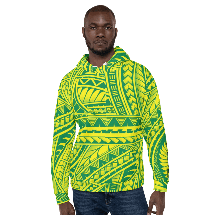 Vibrant Tribal Maze TATAU Unisex Hoodie product image (6)