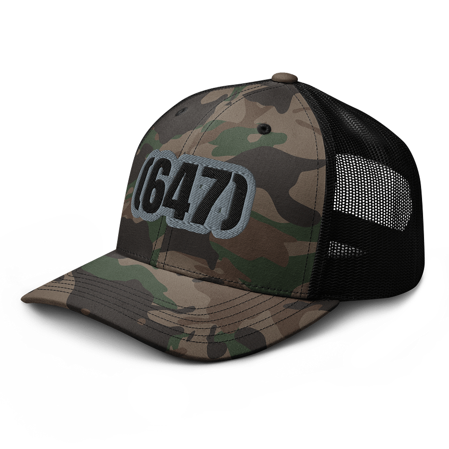 647 Camo Trucker Hat AREA CODE product image (4)