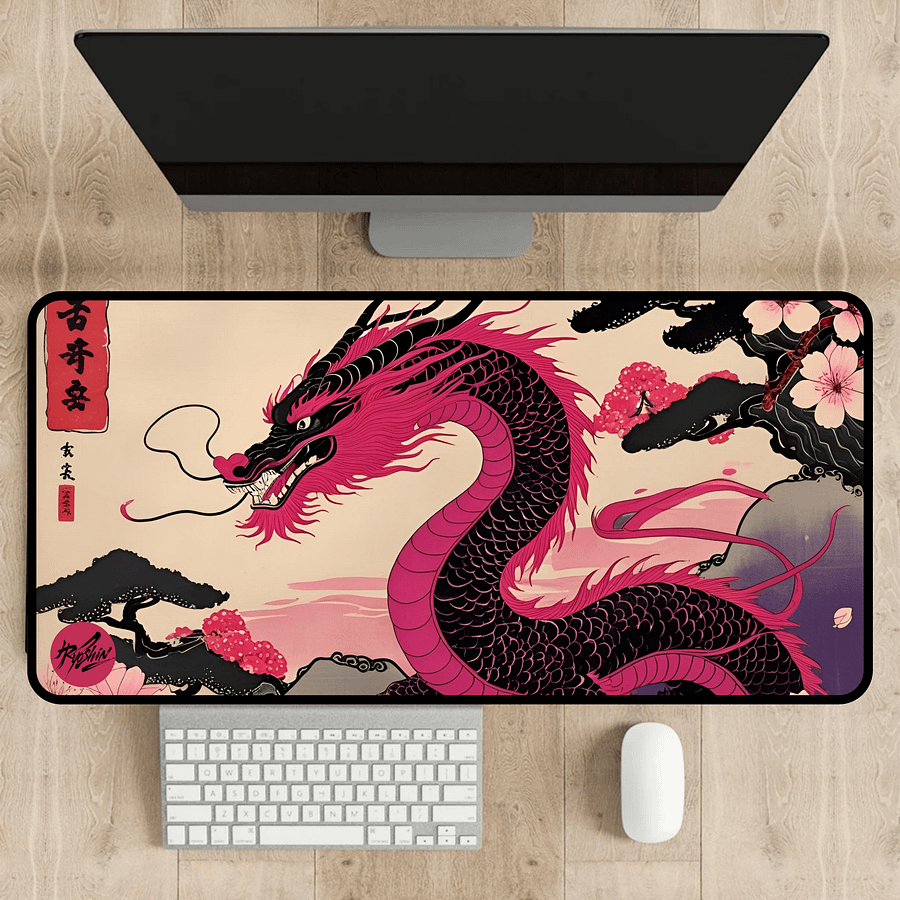 Ryoshin - Vibrant Spirit (Kassei no Tamashii), Ancient Ryū Collection, Desk Mat product image (6)