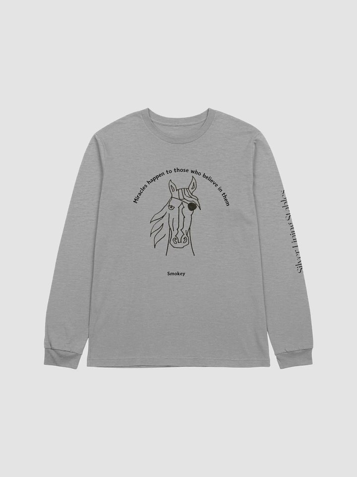 Miracles Happen Smokey Long Sleeve Tee product image (1)