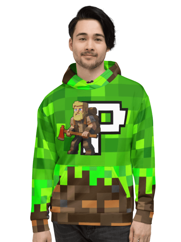 Patient PixelZ P Logo Eco-Friendly Unisex Adult Hoodie (PixelZ My Craft) product image (1)