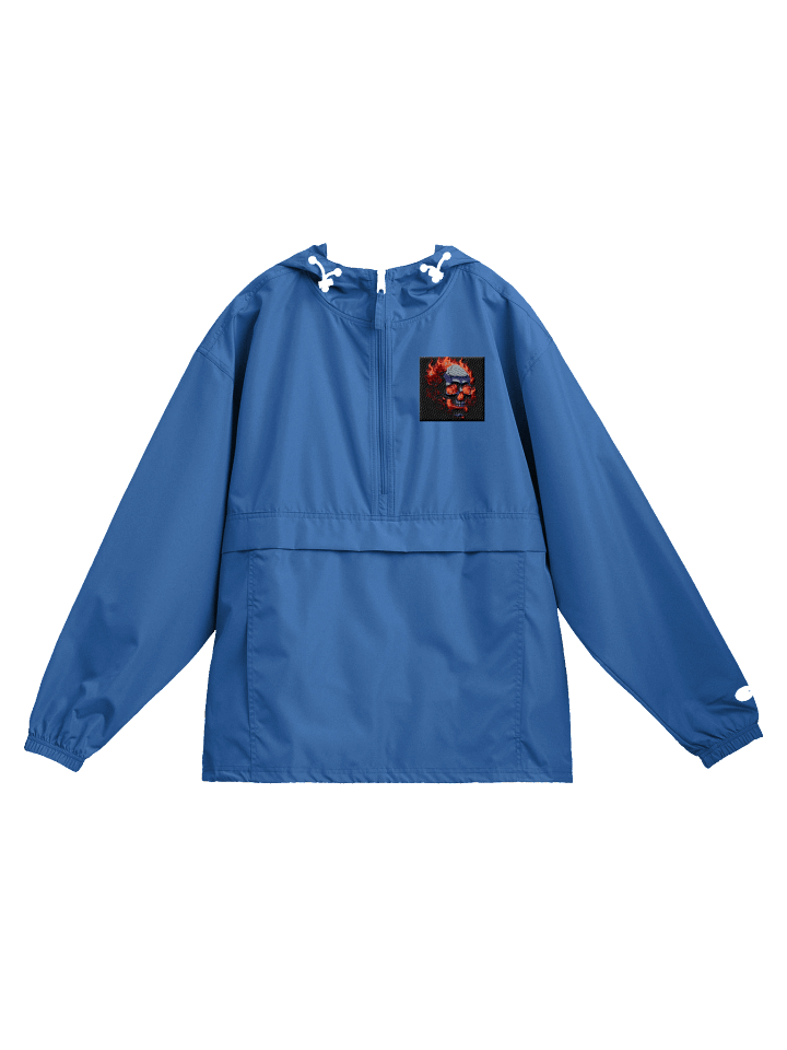 Flames & Roses Skull Champion Packable Jacket product image (1)