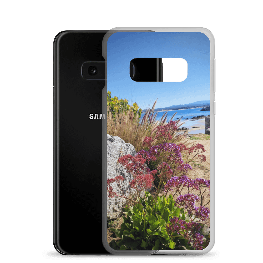 Purple Flowers by the Coast Samsung® Clear Case product image (24)