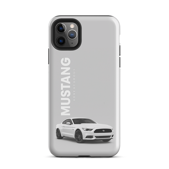 White Mustang Power – Adventurous iPhone Case product image (2)