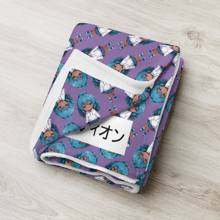 Chibi Full Dive Throw Blanket product image (5)