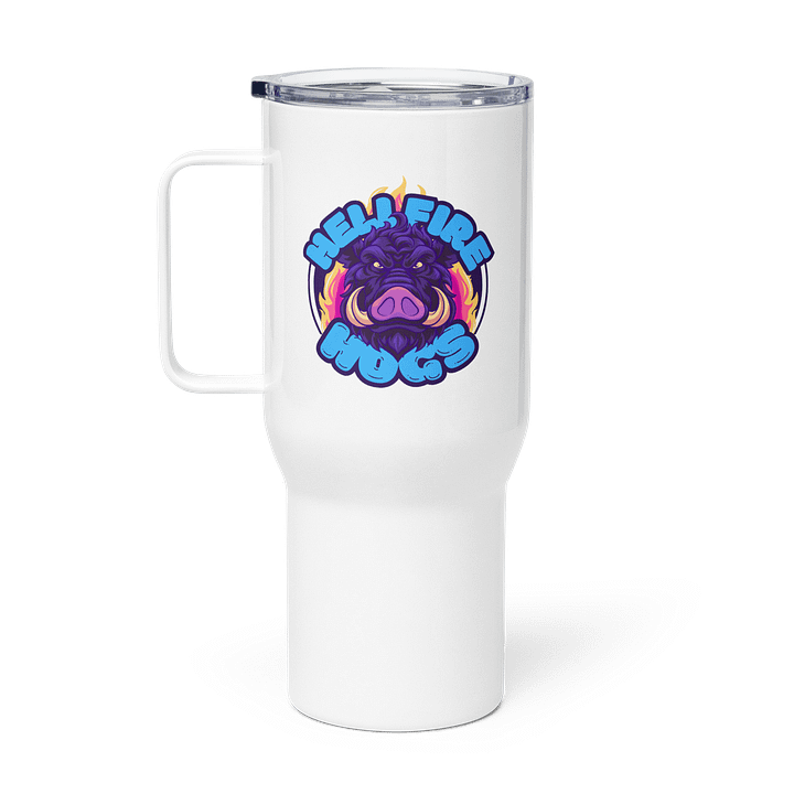 Hellfire Hogs Team Travel Mug with a Handle product image (1)