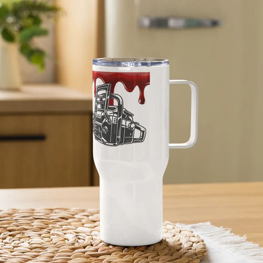 Chainsaw Scare! Travel Cup product image (11)
