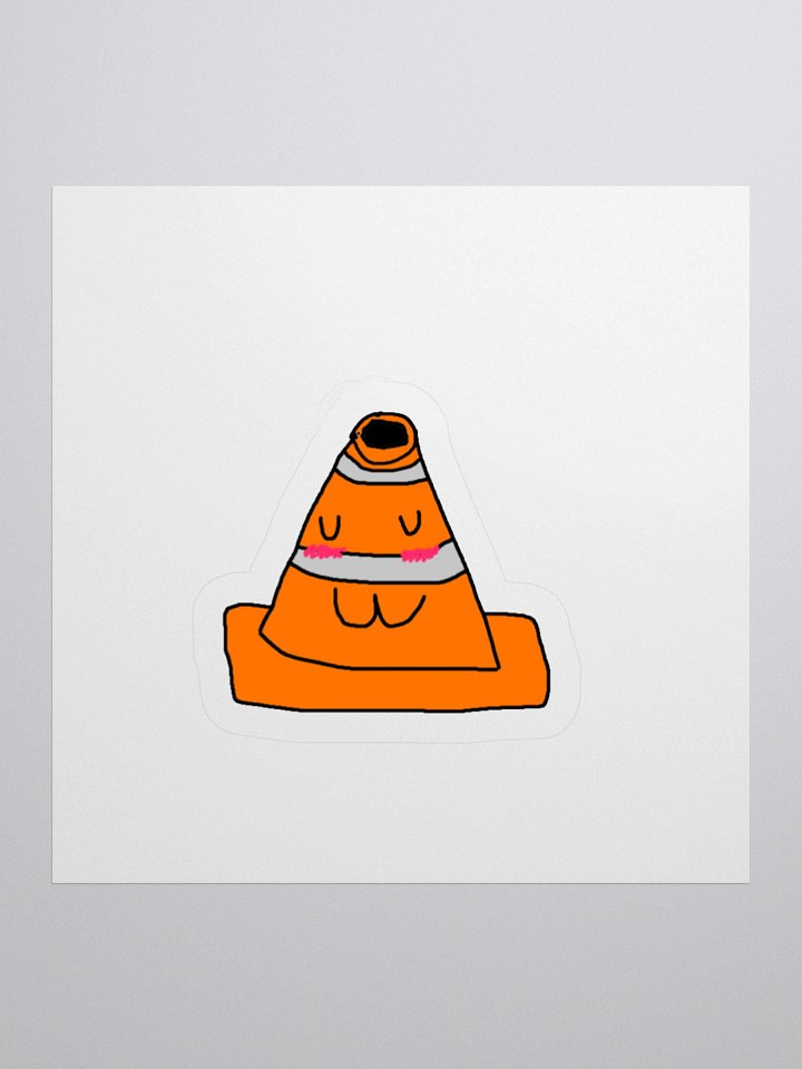 uwu cone sticker product image (1)