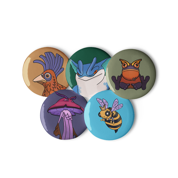 Palia Elderwood Mix Set - Pin Buttons product image (1)